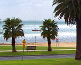 Geelong waterfront and bay